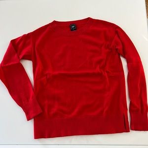 GAP Red Warm Sweater, size XS, work or casual crew neck sweater top